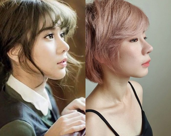 เปรียบเทียบจมูกตัวเองกับเก้า สุภัสสรา แบบจมูกที่อยากได้